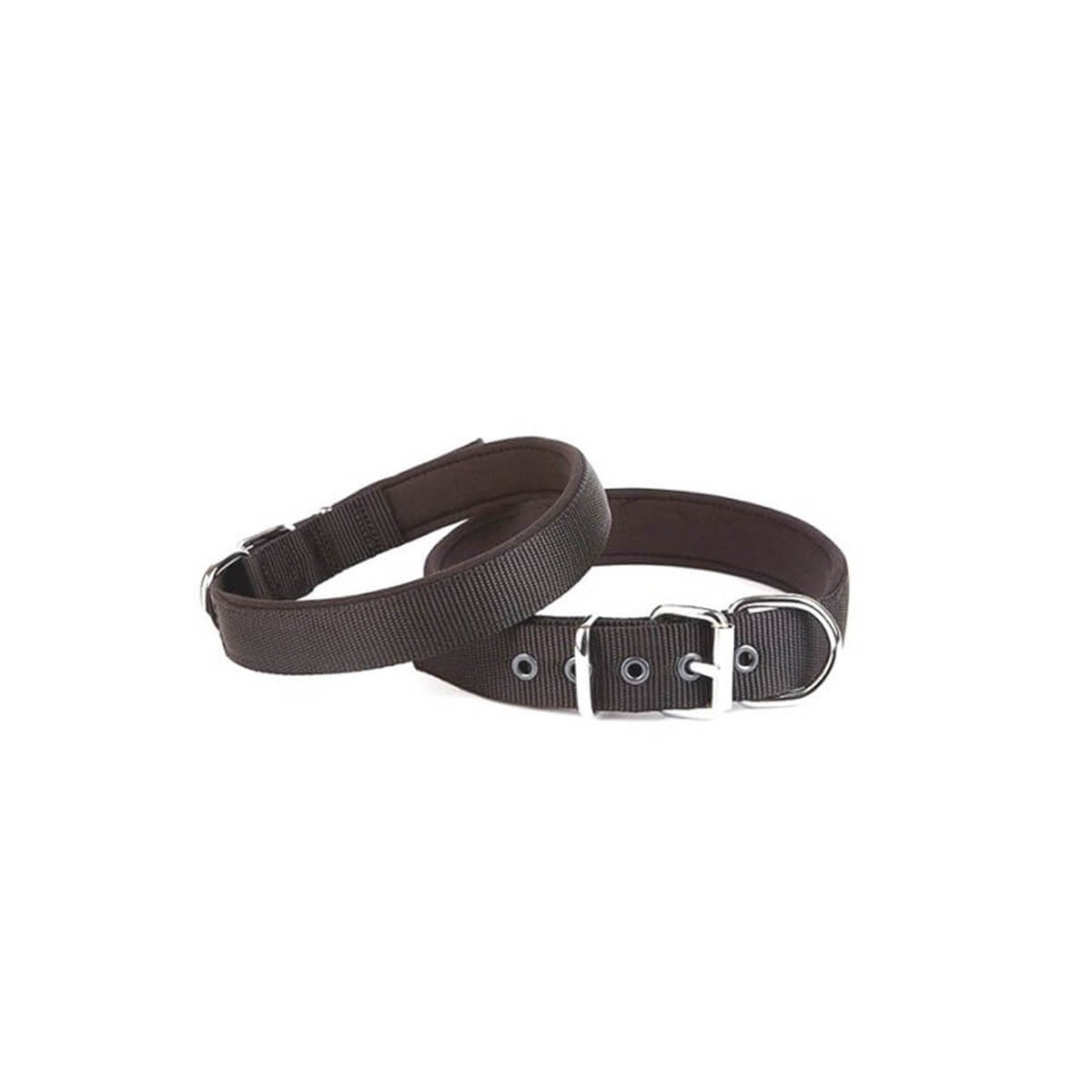 Doggie Konfor Dokuma Köpek Boyun Tasması Siyah 2,5x42-50Cm DSBT2510LBLACK görseli