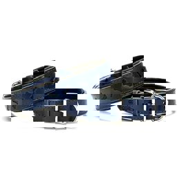 Doggie Konfor Deri Kemik Desenli Köpek Boyun Tasması Mavi 3x42-50Cm SBT3035MROYALBLUE küçük görsel