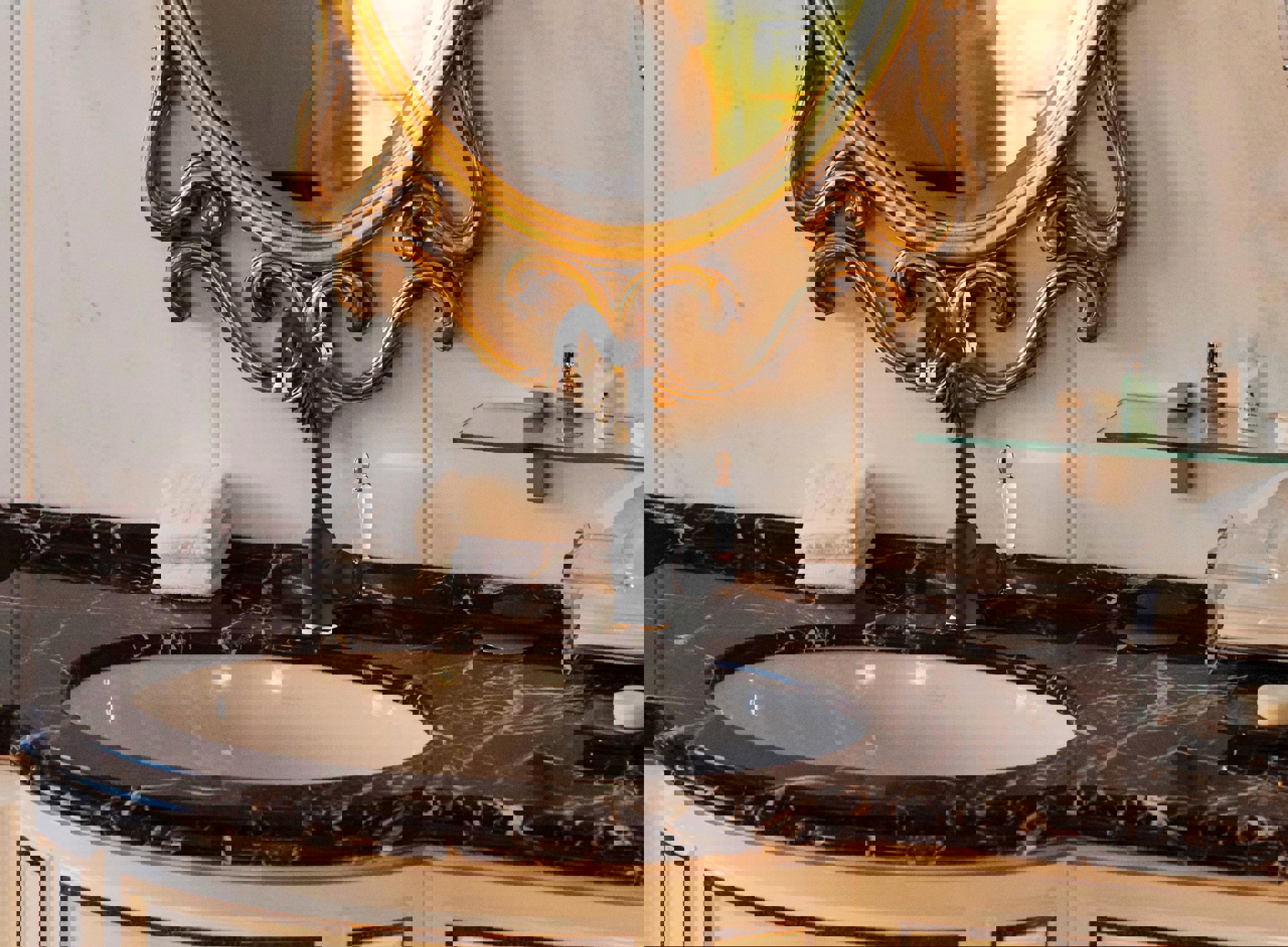 GPD Retro Tek Gövde Lavabo Bataryası siyah-rose Gold Mtl180-s-r küçük görsel