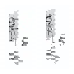 Gpd Quadro Ankastre Banyo Bataryası (3 Yollu Yönlendirici Ve Duş Çıkışı İle) Krom Mca191 küçük görsel