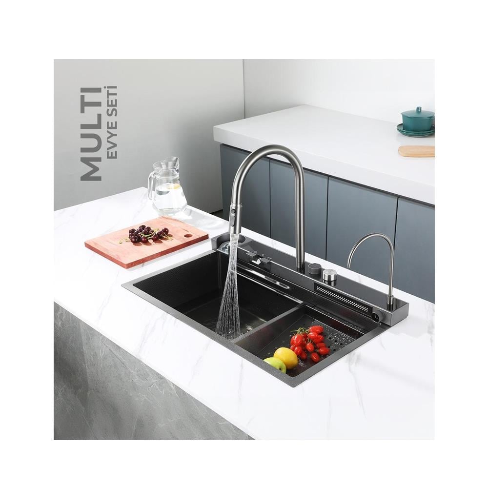 Newarc Multi Fonksiyonel Evye Seti Multi7545Gm küçük görsel