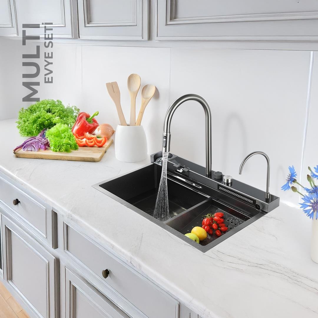 Newarc Multi Fonksiyonel Evye Seti Multi7545Gm küçük görsel