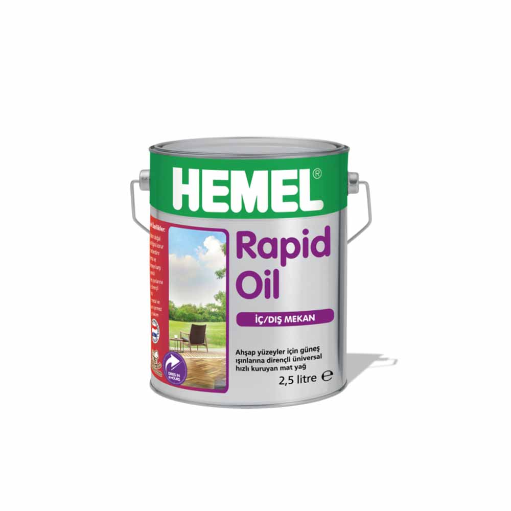 Hemel Rapid Oil Hızlı Kuruyan Yağ 2,5 Lt görseli