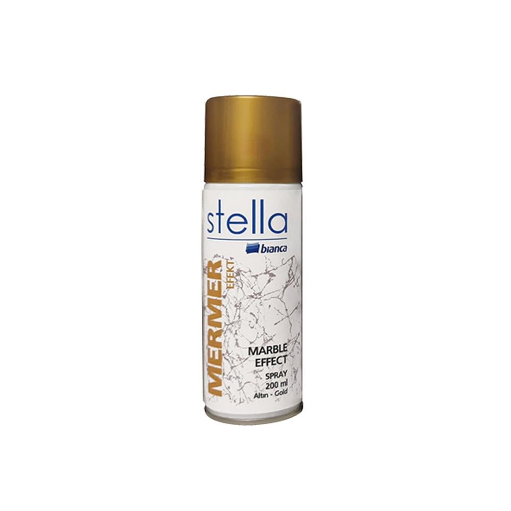 Bianca Stella Mermer Efekti Sprey 200 Ml Altın görseli