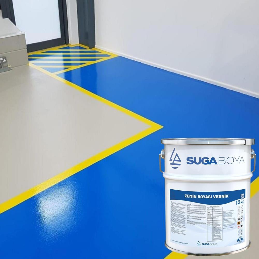 Suga Zemin Boyası Vernik Şeffaf 12 Kg küçük görsel