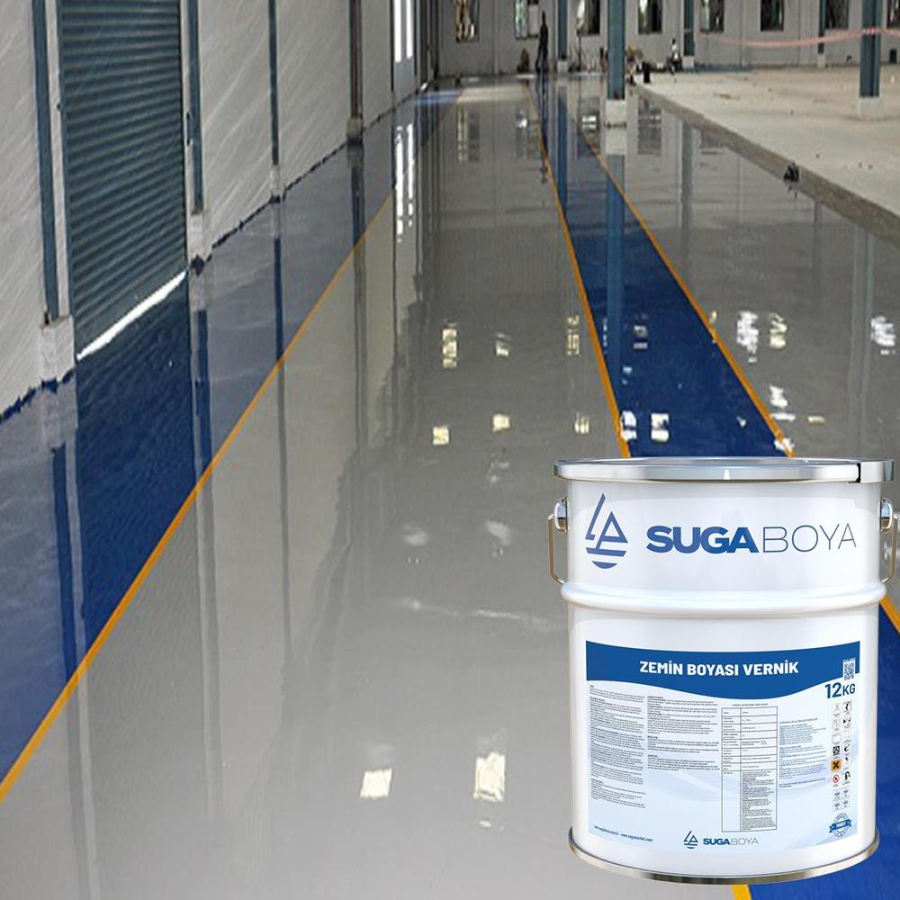 Suga Zemin Boyası Vernik Şeffaf 12 Kg küçük görsel