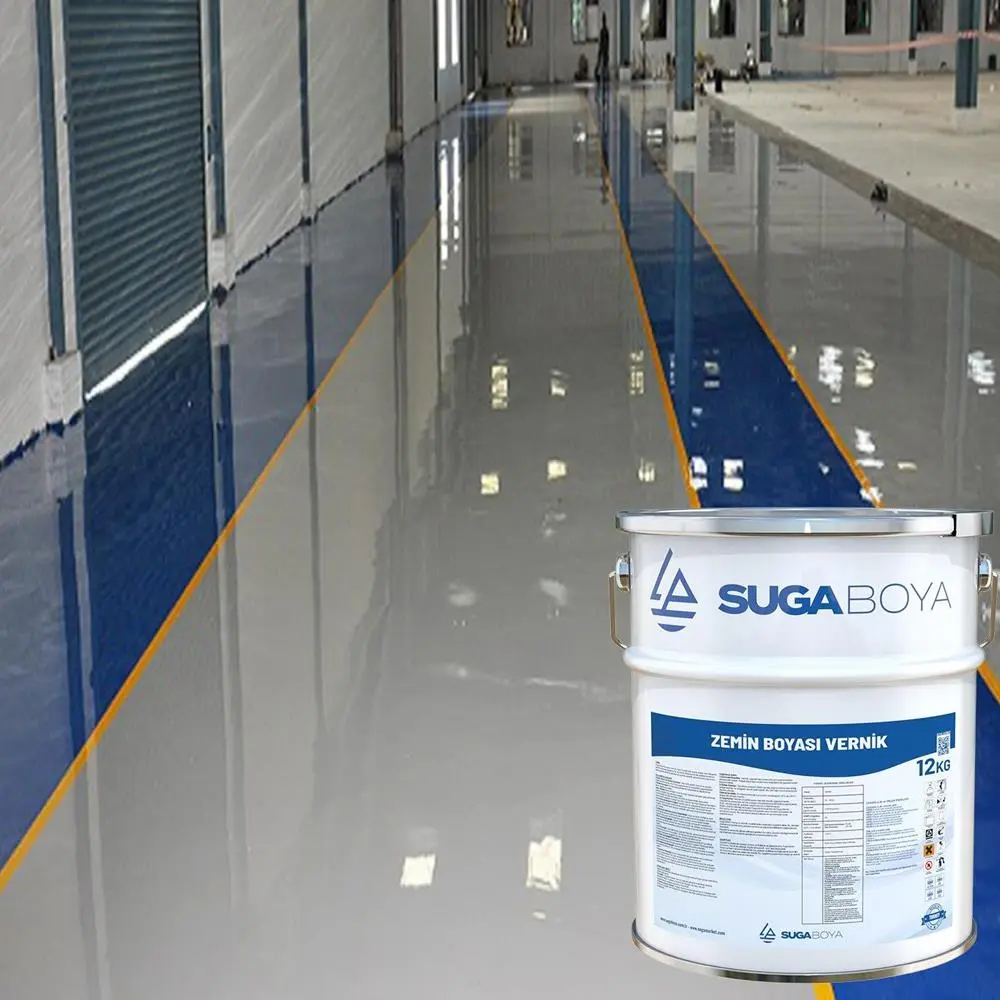 Suga Zemin Boyası Vernik Şeffaf 12 Kg küçük görsel