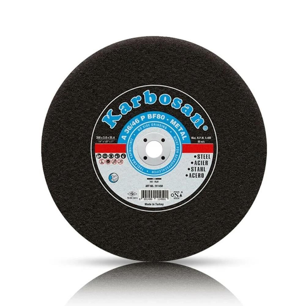 Karbosan Metal Kesme Taşı 350X3.5X30Mm Düz 10870 görseli