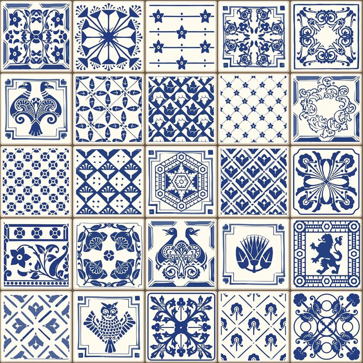 Boss Tape Yapışkanlı Pvc Karo Indıgo 30x30cm küçük görsel