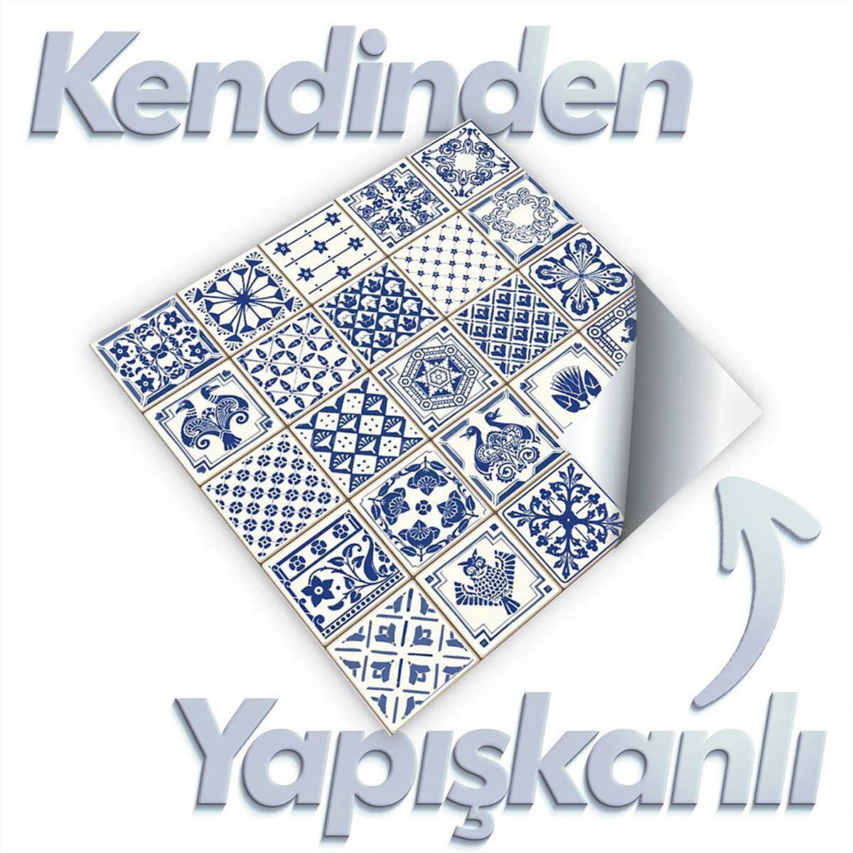 Boss Tape Yapışkanlı Pvc Karo Indıgo 30x30cm küçük görsel