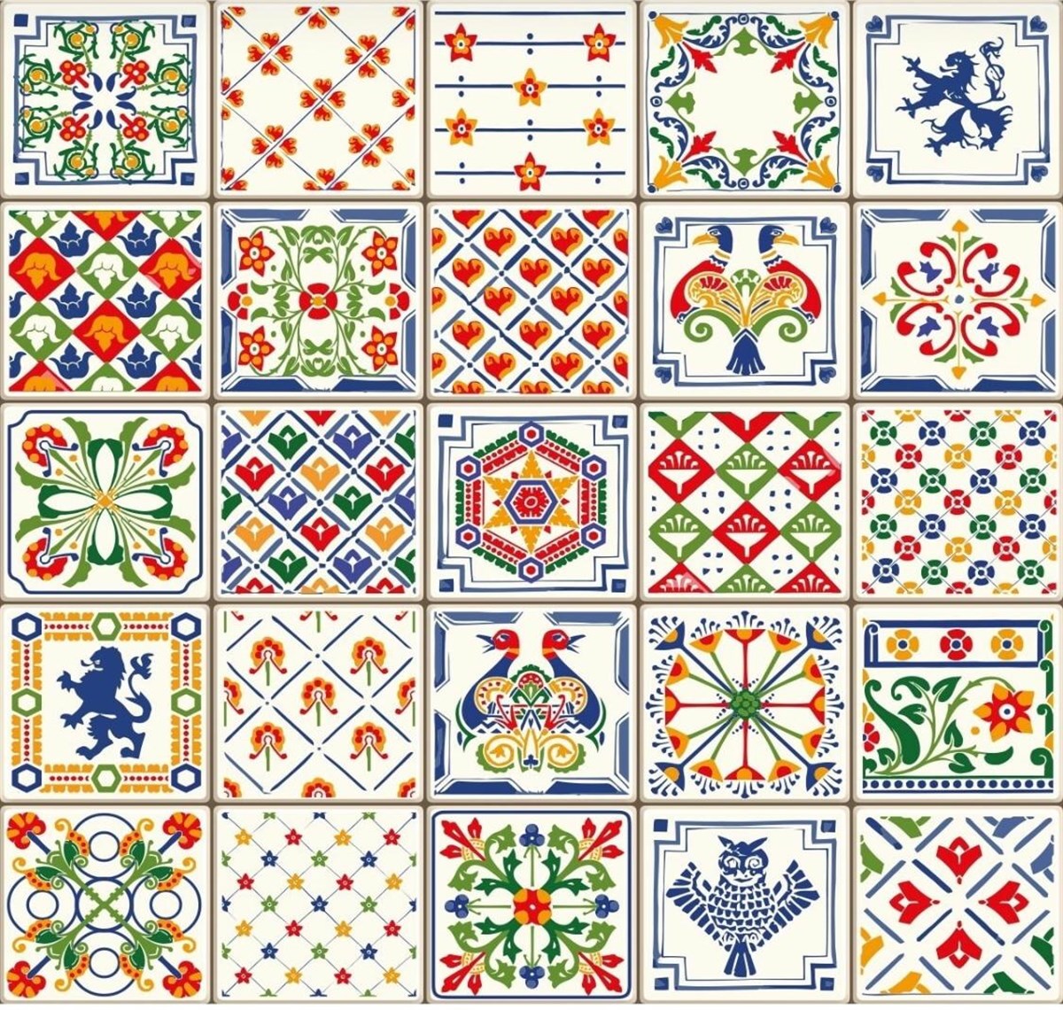 Boss Tape Yapışkanlı Pvc Karo Portugal 30x30cm küçük görsel