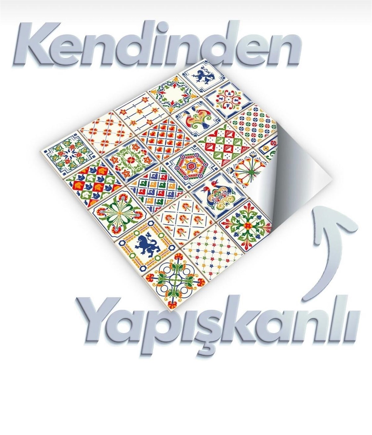 Boss Tape Yapışkanlı Pvc Karo Portugal 30x30cm küçük görsel