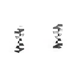 Horoz Yonca-1 Set Üstü Bahçe Aydınlatma Armatürü Siyah E27 Duylu küçük görsel