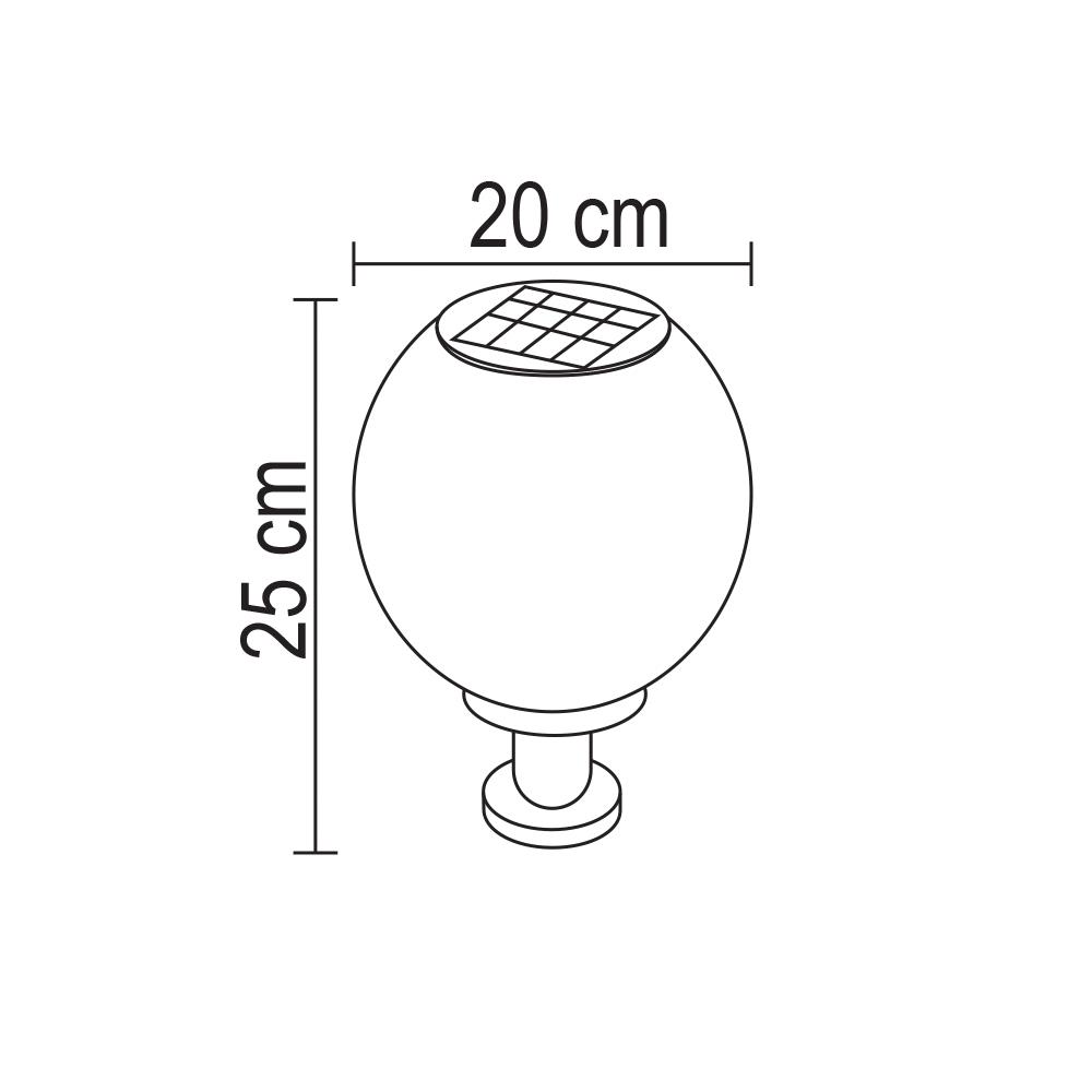 Forlife Solar Set Üstü Armatür 60W Fl-3320 küçük görsel