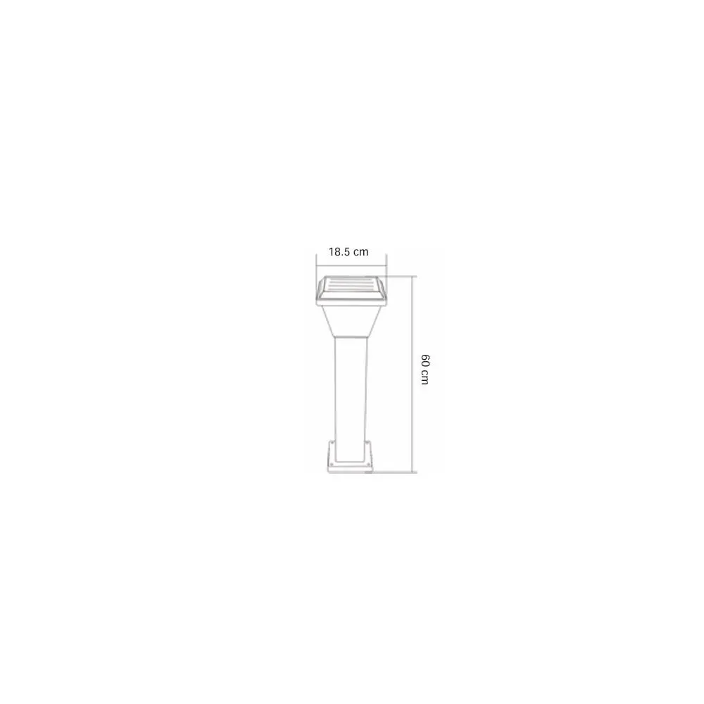Forlife Solar Bahçe Armatürü 100W Fl-3343 küçük görsel