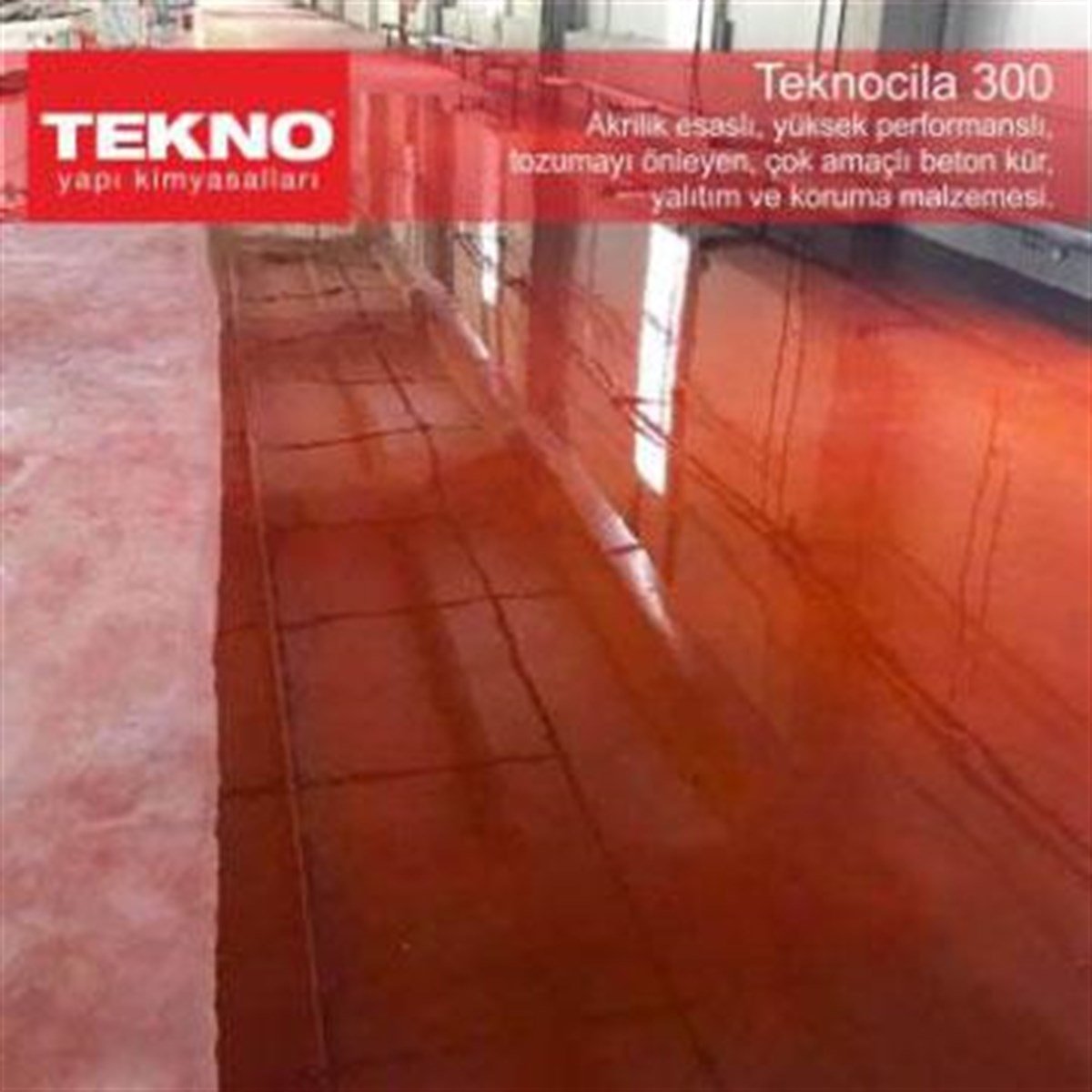 Teknocila 300 Akrilik Beton Cilası 17lt küçük görsel