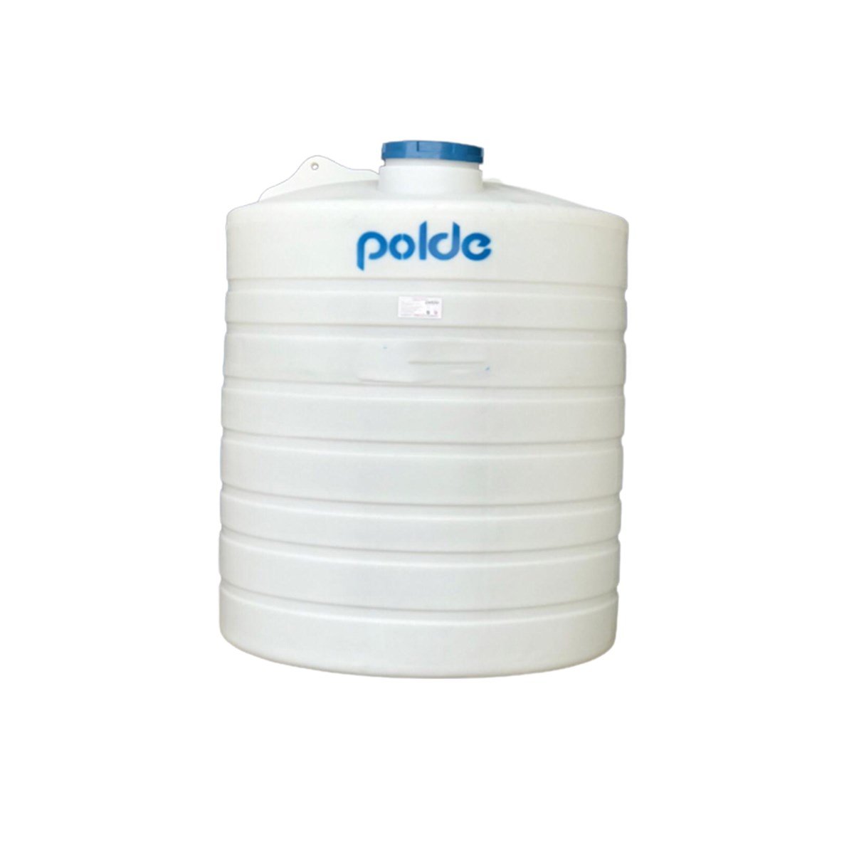 Polde Polietilen Tek Katlı Dik Beyaz Su Deposu 500 Lt görseli