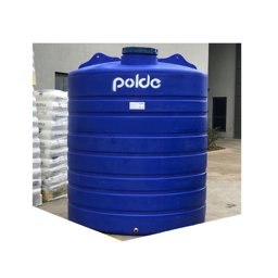 Polde Polietilen Çift Katlı Dik Mavi Su Deposu 300 Lt küçük görsel