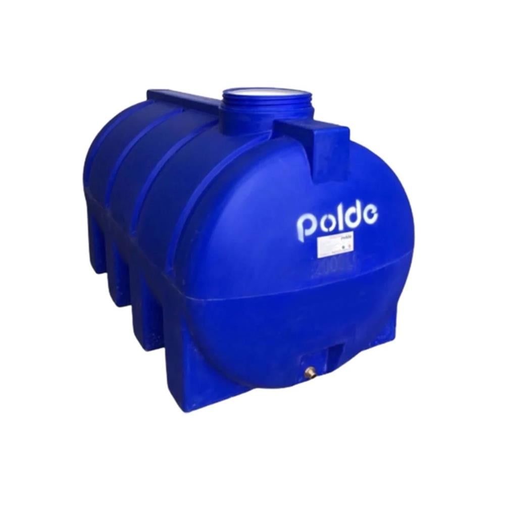 Polde Polietilen Çift Katlı Yatay Mavi Su Deposu 750 Lt görseli
