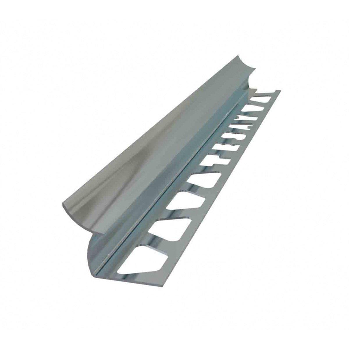 Tesay Alüminyum İç Köşe Fayans Profili 10mm Krom Parlak Fçiak10-11 görseli