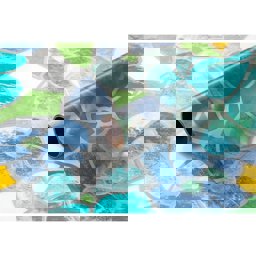 Bigpoint Yapışkanlı Folyo 45cm X 2metre Vitray Desen No:63 küçük görsel