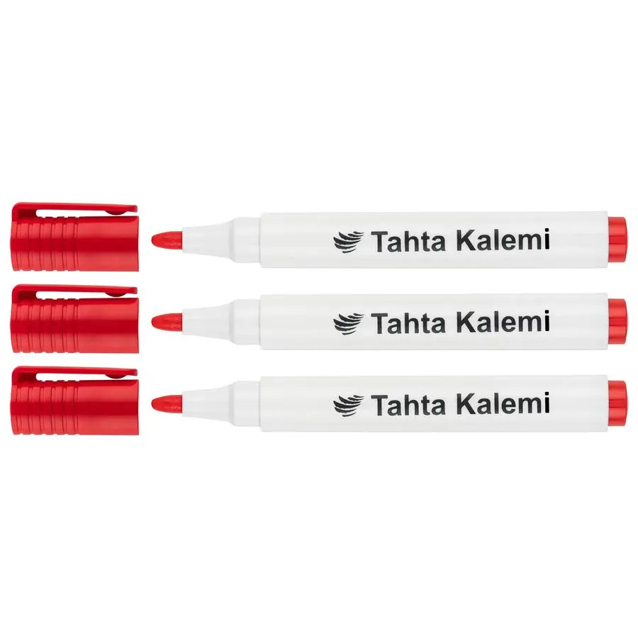 Lotte Tahta Kalemi 3'lü Kırmızı görseli