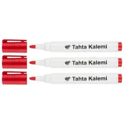 Lotte Tahta Kalemi 3'lü Kırmızı küçük görsel