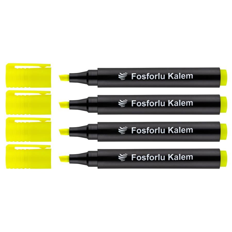 Lotte Fosforlu Kalem 4'Lü Sari görseli