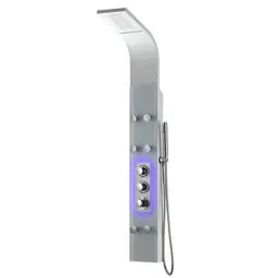 GPD Duş Paneli Beyaz + Cam Dsp07 görseli