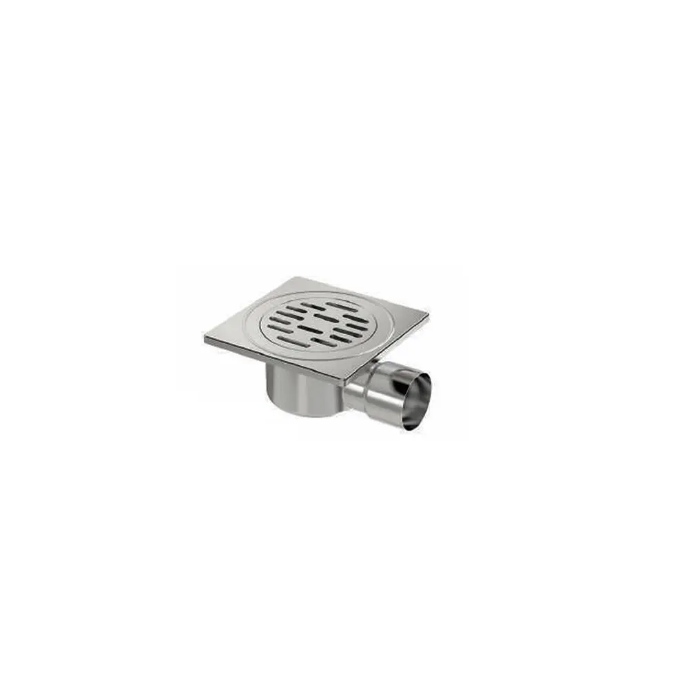 Maxiflow Premium Paslanmaz Yer Süzgeci 20X20 Ø70 (Yan Çıkış) 14115 görseli