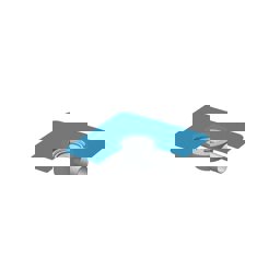 Maxiflow İki Çıkışlı 140Mm Tekstil Membranlı Yer Sifonu Ø50 Alt Gövde 34312 küçük görsel