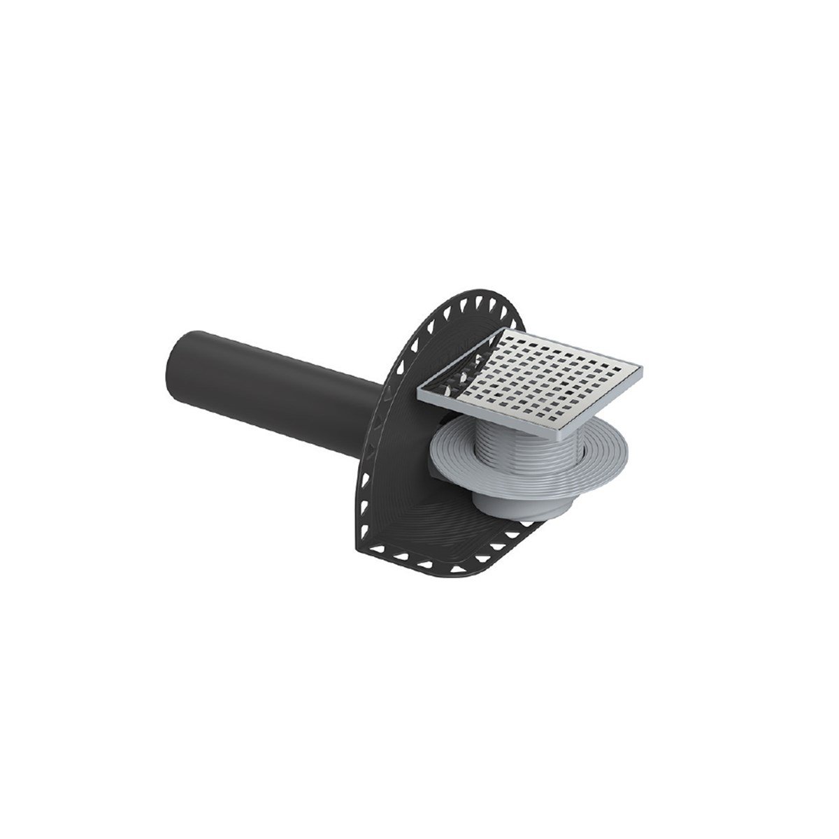 Maxiflow Parapet İkiz Gider 15x15 Ø70 Yalıtım Uyumlu Sifon 14403 görseli