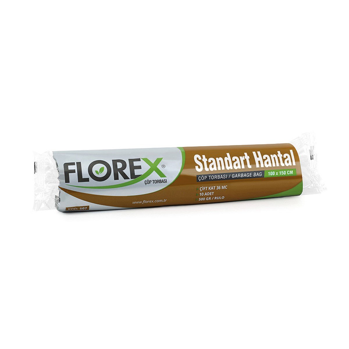 Florex 507 Standart Hantal Çöp Poşeti 100X150Cm 10 Rulo (1 Rulo 10 Adet) küçük görsel