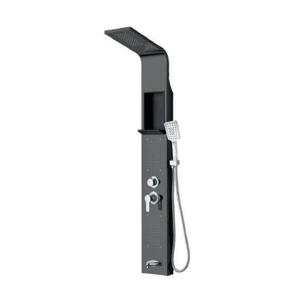 Newarc Domino Duş Paneli Metalik Gri 440971G küçük görsel