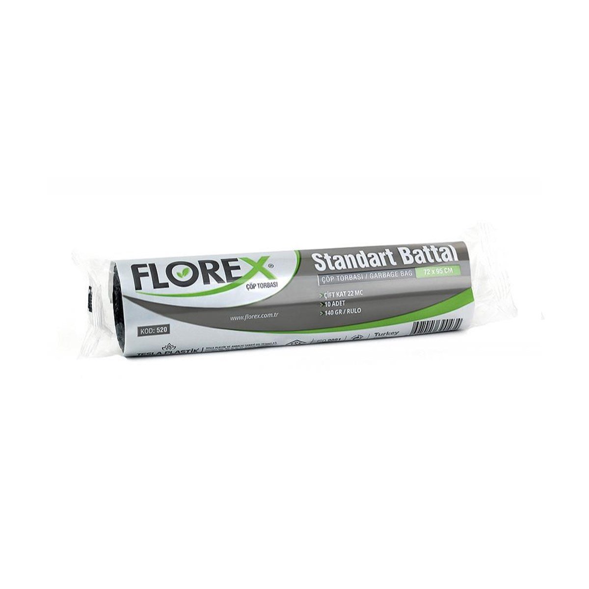 Florex 520 Standart Battal Çöp Poşeti 72X95Cm 24 Rulo (1 Rulo 10 Adet) küçük görsel