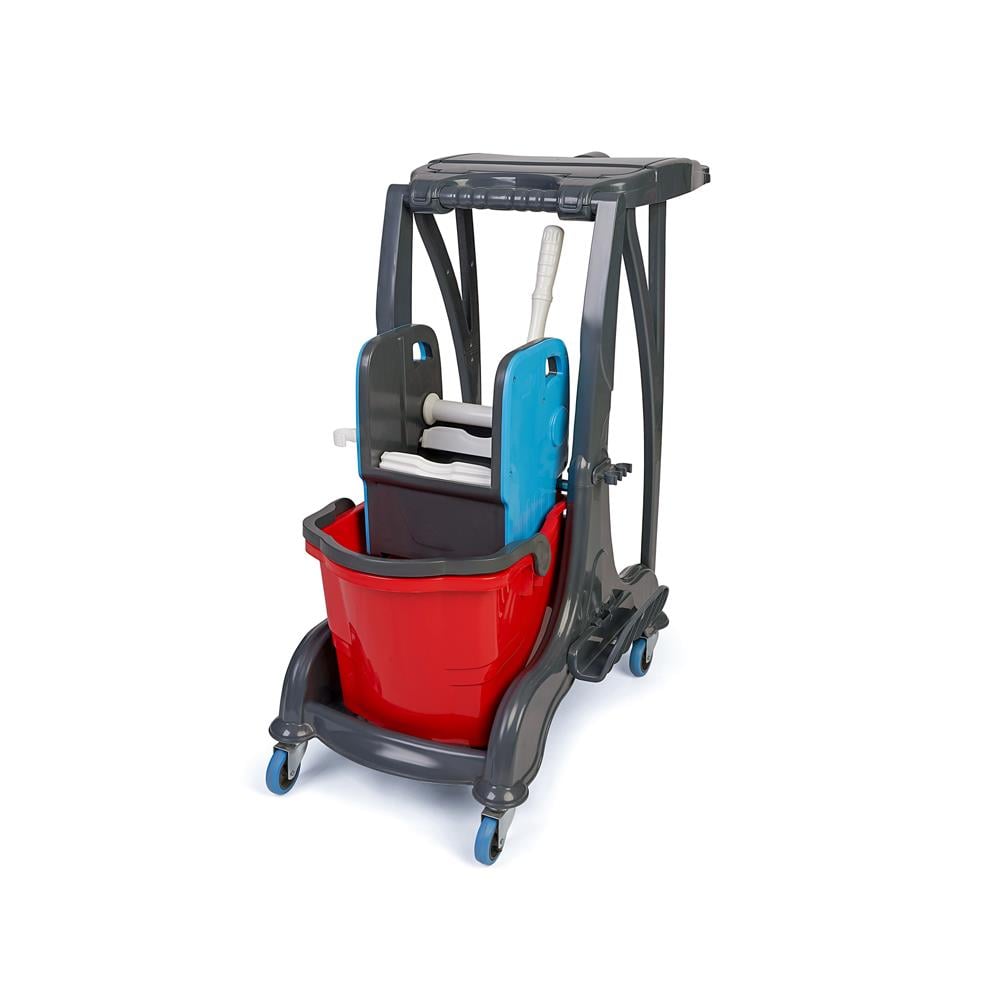 Üçtem Htk719 Herkül Tek Kovalı Temizlik Arabası Kiti görseli