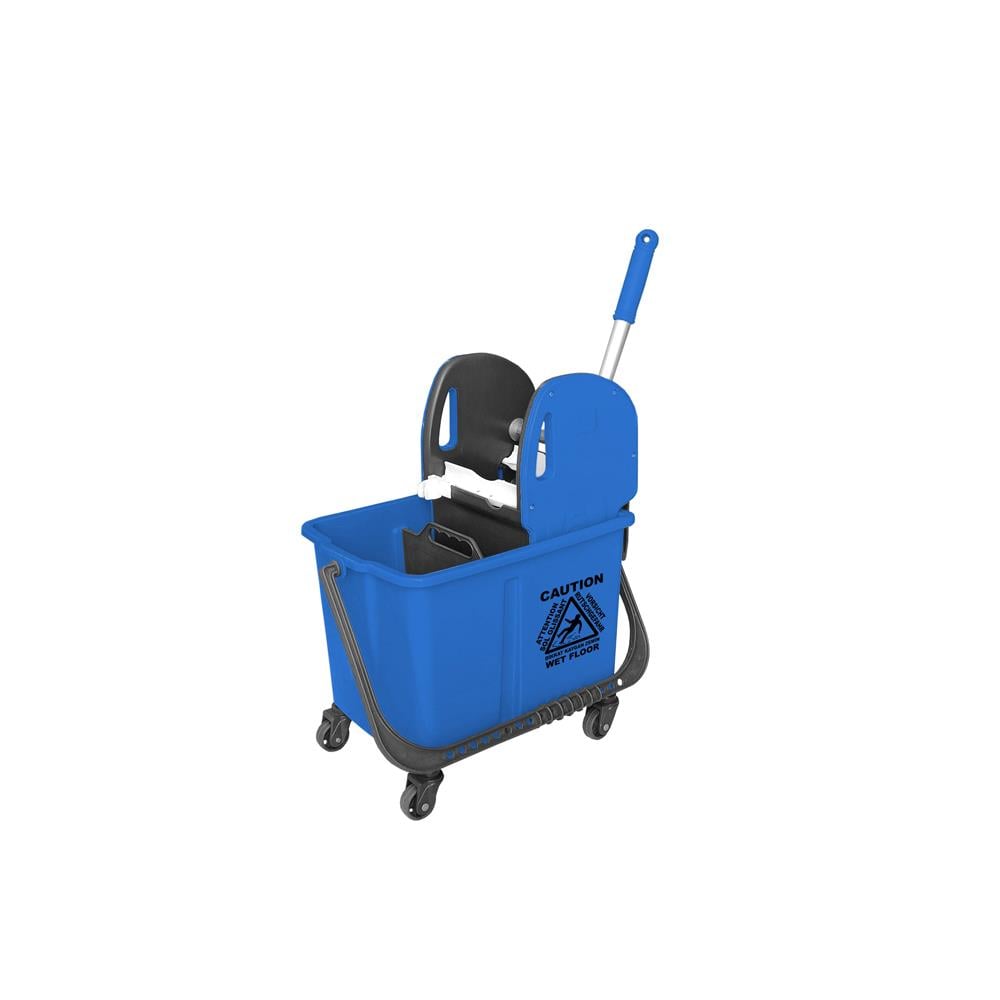 Üçtem Bts733 Beta Mimoza Presli Temizlik Arabası Seti Mavi görseli