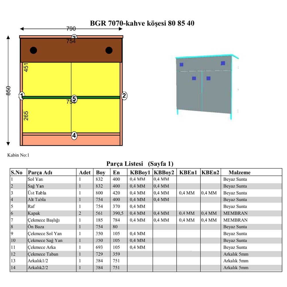 Bgr Kahve Köşesi Beyaz küçük görsel
