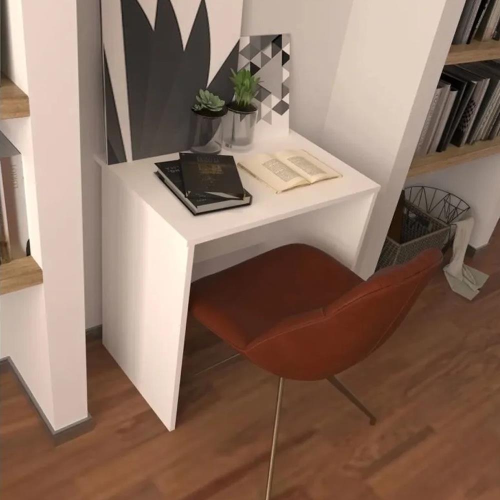 Bgr 7017 Modern Çalışma Masası Beyaz küçük görsel