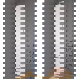 Bgr 7055 Tek Kapılı 2 Çekmeceli Gardırop küçük görsel