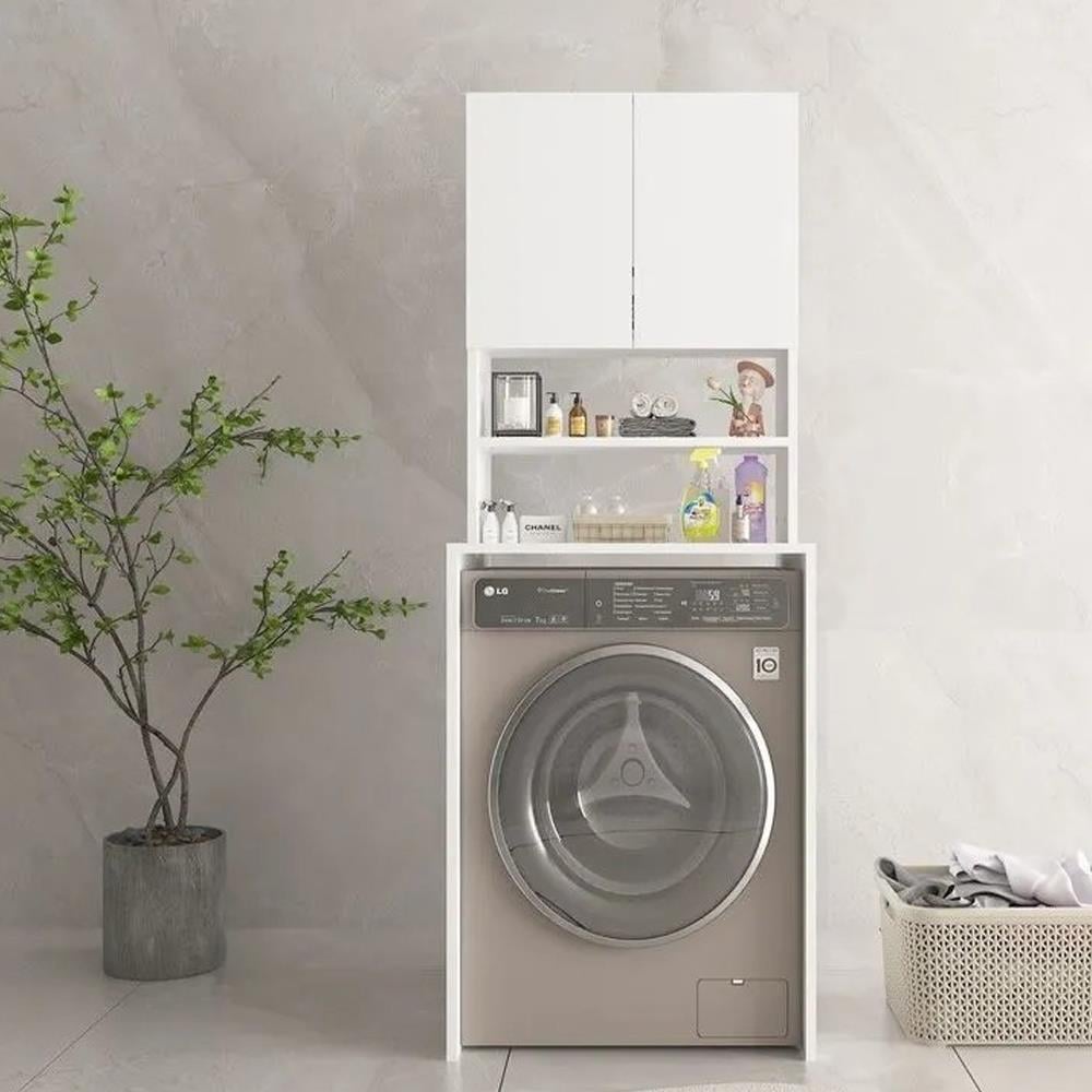 Bgr 5712 Çamaşır Makinesi Dolabı Beyaz görseli