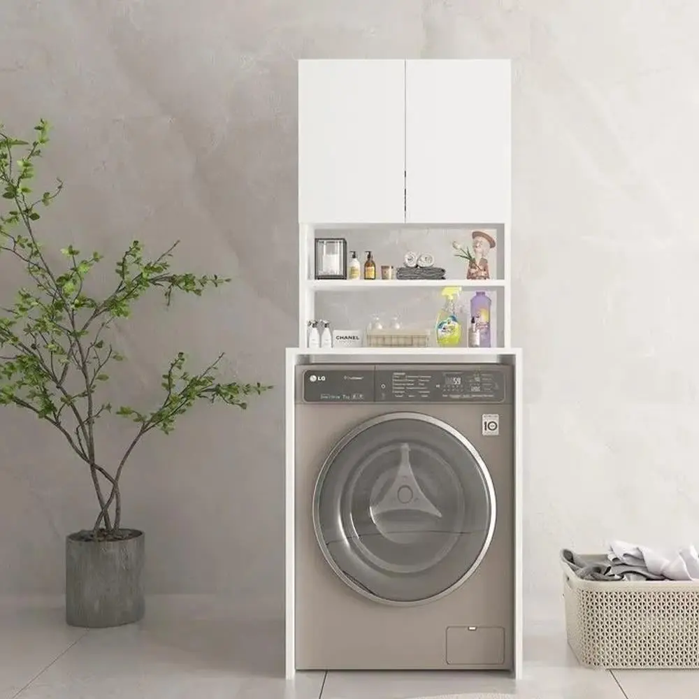 Bgr 5712 Çamaşır Makinesi Dolabı Beyaz görseli