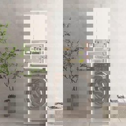 Bgr 5712 Çamaşır Makinesi Dolabı Beyaz küçük görsel