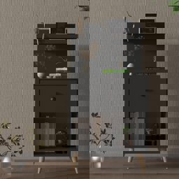 Bgr 305-B Çekmeceli Komodin Antrasit küçük görsel