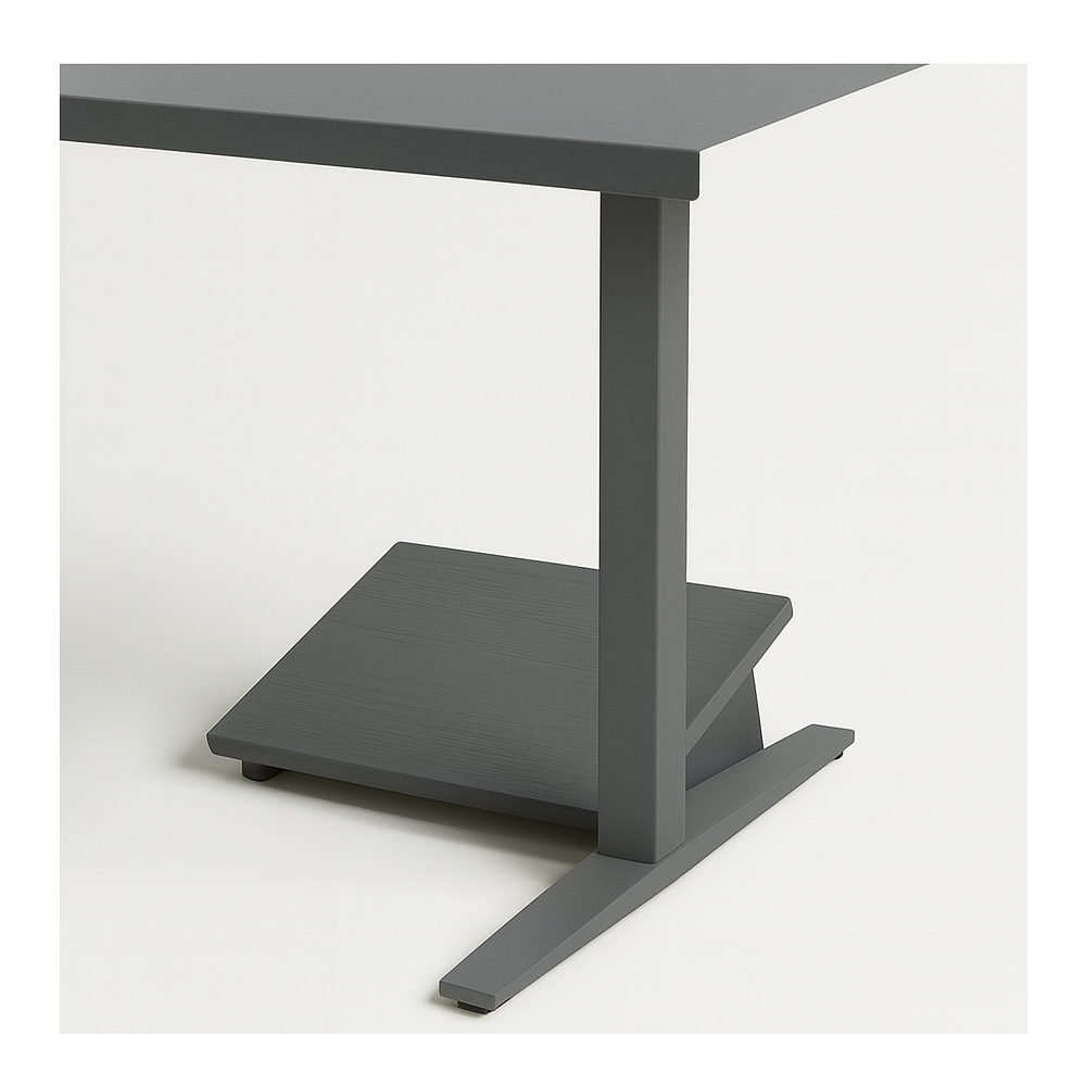 Bgr Masa Altı Ergonomik Ayaklık Antrasit küçük görsel