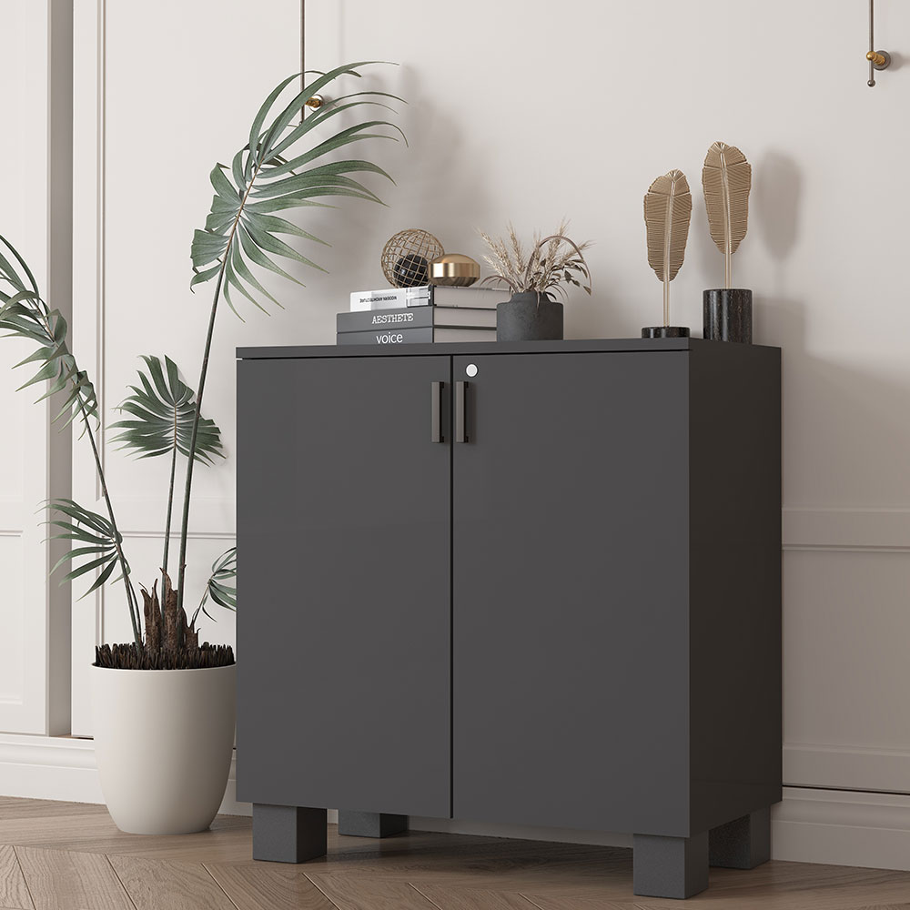 Bgr Ofis Dosya Dolabı Antrasit 8000 küçük görsel