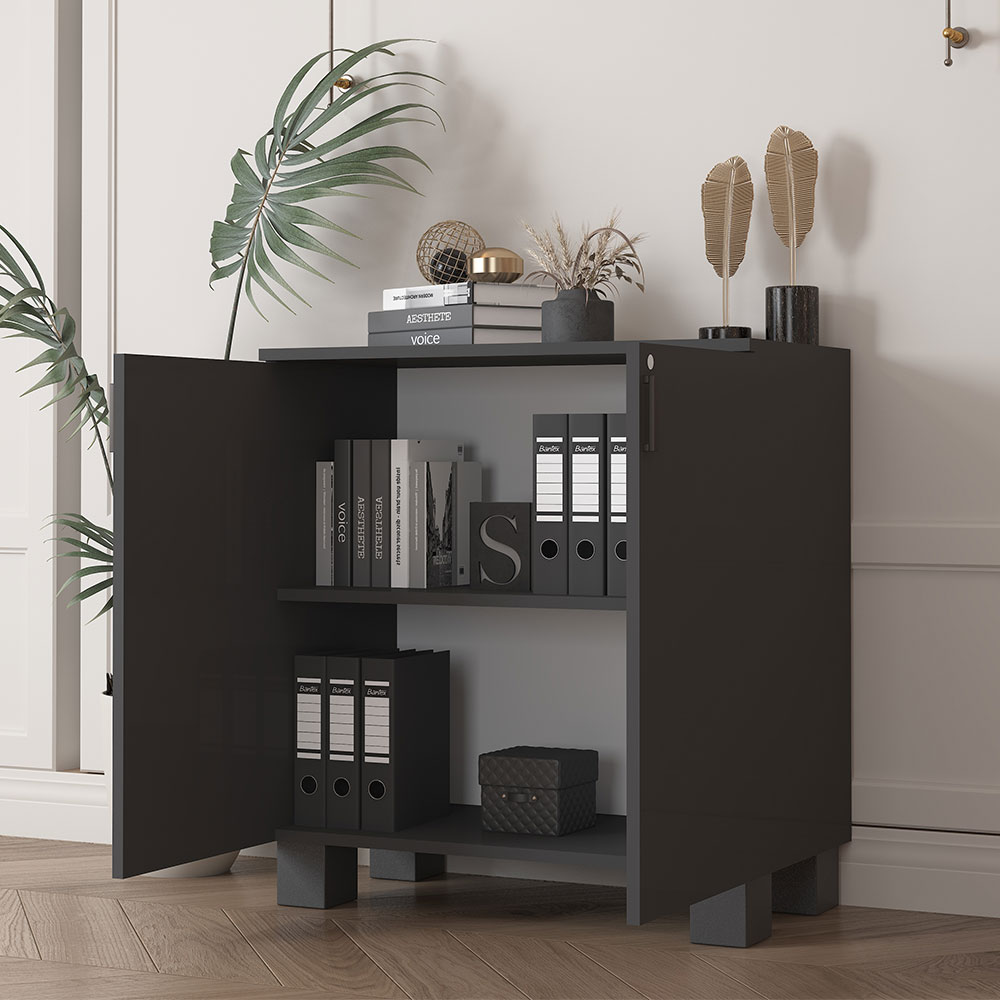 Bgr Ofis Dosya Dolabı Antrasit 8000 küçük görsel