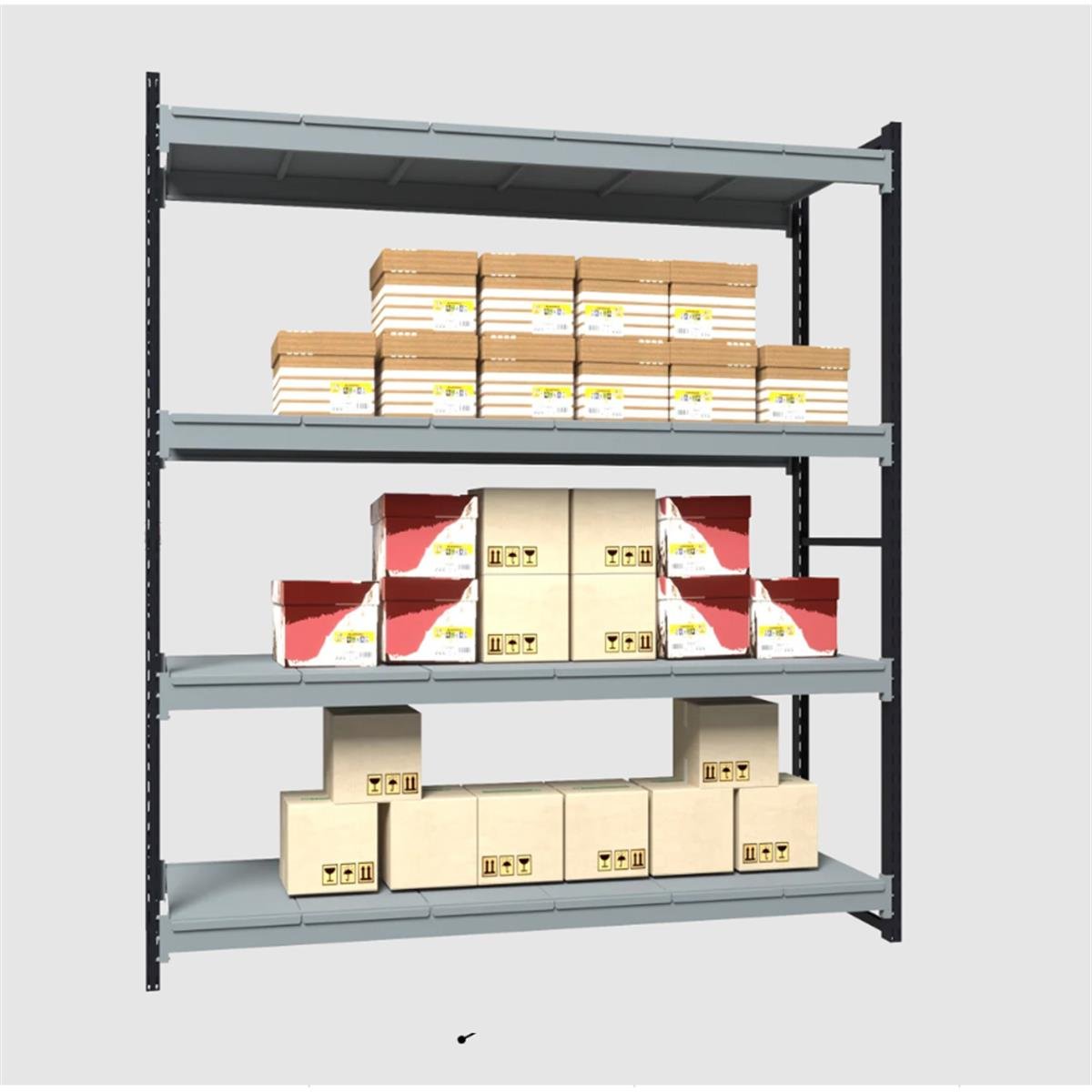 Usta Çelik Midi Raf/hafif Rack Raf Takımı 180x60x200 (4 Katlı) küçük görsel