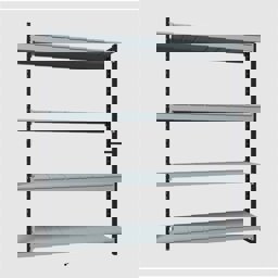 Usta Çelik Midi Raf/hafif Rack Raf Takımı 180x60x200 (4 Katlı) küçük görsel