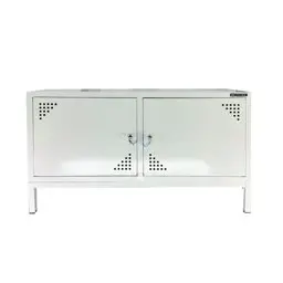 Usta Çelik Tv Sehpası Beyaz 119X40X68 U-TVSHP küçük görsel